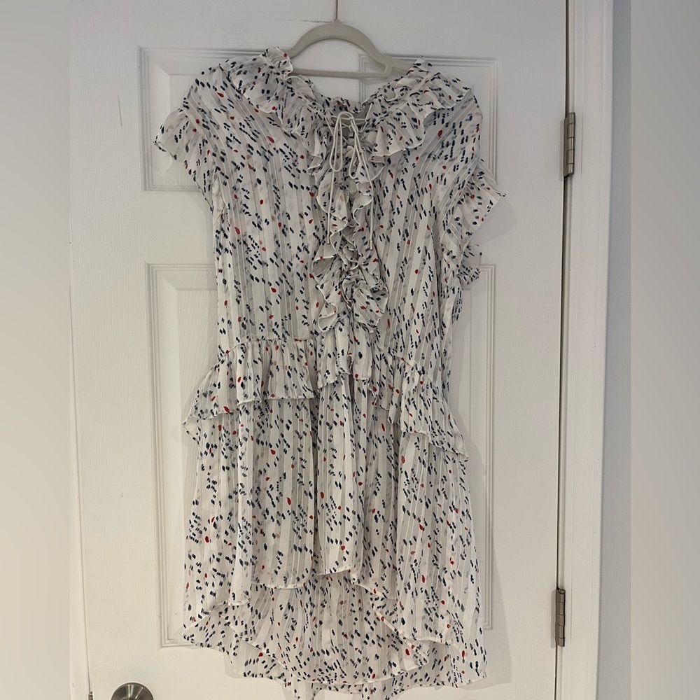 Sabina Musayev
White Dot Chiffon Sun Dress